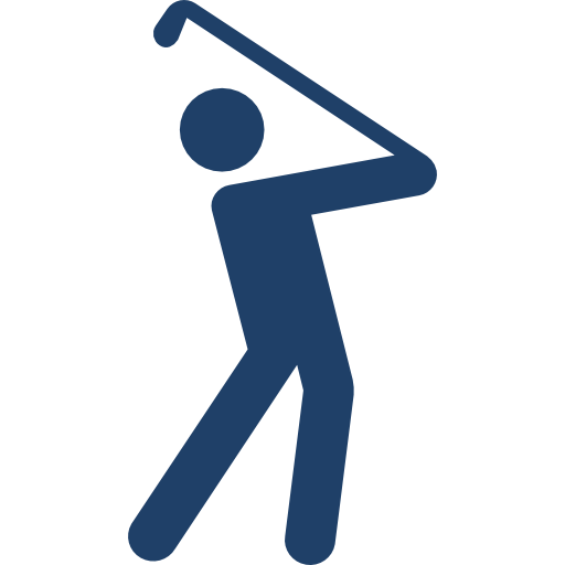 Icône pour représenter l'activité Mini-Golf, qui est disponible au sein de l'ATlantique TC 17, au tennis club d'Ars-en-Ré.